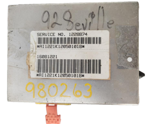 1989-1992 Cadillac Eldorado Airbag Control Module (Used OEM)