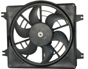1995-1999 Hyundai Accent A/C Condenser Fan Motor Assembly - Right (Passenger) (Used OEM)