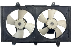 1990-1992 Nissan Stanza Dual A/C Condenser Fan Motor Assembly (Used OEM)