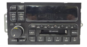 1997-2004 Buick Century Black AM/FM Stereo Cassette Radio (Used OEM)