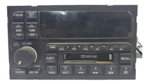 2000 Buick LeSabre AM/FM Cassette Radio with Auto Tone Control (Used OEM)