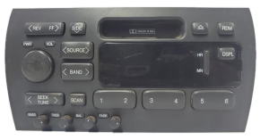 1996 Cadillac Eldorado Black AM/FM Cassette Radio (Used OEM)