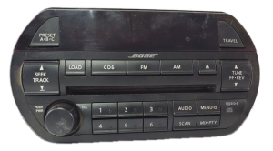 2004 Nissan Altima AM-FM Cassette Radio Receiver with 6-Disc CD Changer (Used OEM)