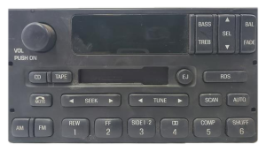 2001-2007 Ford Crown Victoria AM-FM Cassette Radio Receiver (Used OEM)