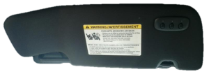 2012-2014 Ford Mustang Black Sun Visor - Left (Driver) (Used OEM)