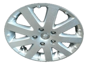 2008-2020 Dodge Grand Caravan 17x6.5 9-Spoke Bright Hyper Silver Alloy Wheel (Used OEM)