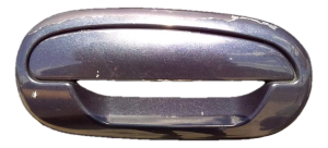 1997-2002 Ford Expedition Blue Front Exterior Door Handle without Key Hole - Right (Passenger) (Used OEM)