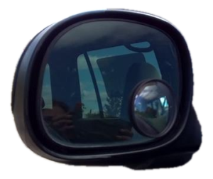 1998-2002 Ford Expedition Black Power Door/Side View Mirror - Left (Driver) (Used OEM)