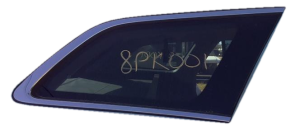 2007-2012 Mazda CX-7 4-Door Quarter Glass - Right (Passenger) (Used OEM)