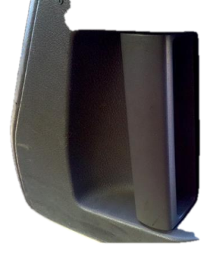 2008-2020 Dodge Grand Caravan Gray Chrome Interior Door Handle - Left (Driver) (Used OEM)