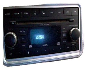 2008-2009 Dodge Grand Caravan AM/FM 6-Disc CD MP3 Satellite Radio (Used OEM)