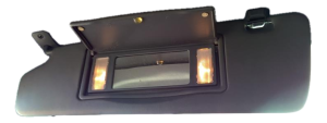 2003-2011 Saab 9-3 Gray Sun Visor - Left (Driver) (Used OEM)