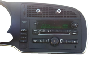 2007-2011 Saab 9-3 Gray Speedometer and Radio Instrument Panel Bezel (Used OEM)