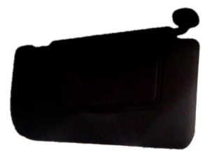 2015-2017 Ford F-150 Gray Sun Visor with Vanity Light - Right (Passenger) (Used OEM)