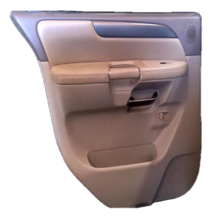 2004-2010 INFINITI QX56 Tan Door Interior Trim Panel with Power Windows and Locks - Rear, Left (Driver) (Used OEM)