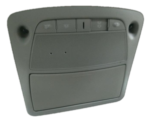 2013-2015 Nissan LEAF Tan Overhead Console Panel with Map Lamps (Used OEM)