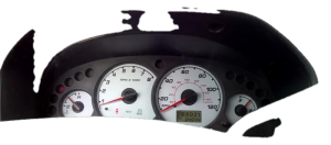 2001-2004 Mazda Tribute Black Speedometer Instrument Panel Bezel (Used OEM)