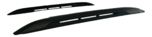2010-2017 GMC Terrain Black Roof Rack Side Rails with Chrome Trim (Used OEM)
