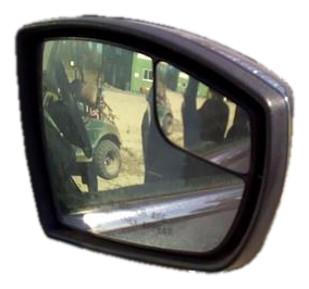 2014-2016 Ford Escape Black Power Door/Side View Mirror - Right (Passenger) (Used OEM)