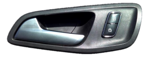 2013-2018 Ford C-Max Silver Interior Door Handle - Left (Driver) (Used OEM)