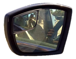 2014-2016 Ford Escape Black Power Door/Side View Mirror - Left (Driver) (Used OEM)