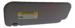 2010-2013 Kia Soul Black Sun Visor without Mirror - Right (Passenger) (Used OEM)