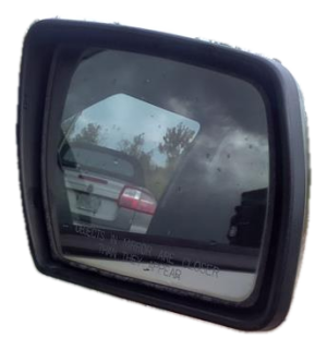 2010-2013 Kia Soul Green Manual Door/Side View Mirror - Right (Passenger) (Used OEM)