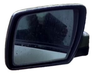 2010-2013 Kia Soul Green Manual Door/Side View Mirror - Left (Driver) (Used OEM)