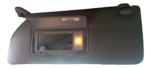 2006-2010 Honda Odyssey Gray Sun Visor with Illuminated Vanity Mirror - Left (Driver) (Used OEM)