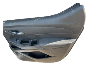 2018-2024 Buick Enclave Black Door Interior Trim Panel with Power Windows and Locks - Rear, Right (Passenger) (Used OEM)