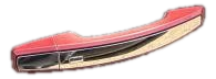 2013-2016 Buick Regal Red Exterior Door Handle with Chrome Button - Right (Passenger) (Used OEM)