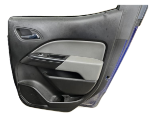 2015-2022 GMC Canyon Gray Door Interior Trim Panel with Power Windows and Locks - Rear, Right (Passenger) (Used OEM)