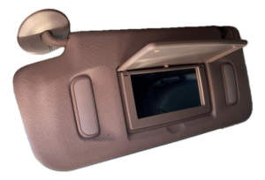 2017-2019 GMC Acadia Black Illuminated Sun Visor - Left (Driver) (Used OEM)
