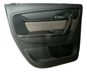 2013-2017 GMC Acadia Black Door Interior Trim Panel - Rear, Left (Driver) (Used OEM)