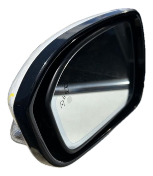 2013-2014 Ford Fusion White Power Door/Side View Mirror - Left (Driver) (Used OEM)