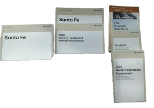 2019-2020 Hyundai Santa Fe Owners Manual (Used OEM)