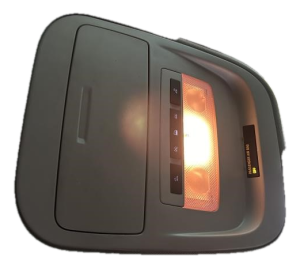 2015-2022 GMC Canyon Gray Overhead Console with Sunglass Bin (Used OEM)