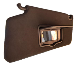 2016-2019 Ford Explorer Tan Illuminated Sun Visor without Garage Door Opener - Left (Driver) (Used OEM)