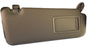 2013-2018 Toyota RAV4 Tan Sun Visor without Extension - Right (Passenger) (Used OEM)