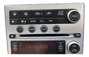 2005-2007 INFINITI G35 Temperature and Audio Control Panel with Heated Seats (Used OEM)