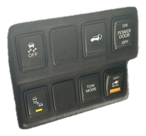 2014-2020 INFINITI QX60 Blind Spot Tow Liftgate and Traction Control Switch Panel (Used OEM)