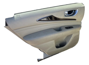 2014-2020 INFINITI QX60 Tan Door Interior Trim Panel - Rear, Left (Driver) (Used OEM)