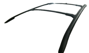 2011-2017 Jeep Compass Black Textured Roof Side Rail Luggage Rack Assembly (Used OEM)