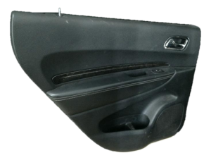 2011-2022 Dodge Durango Black Door Interior Trim Panel with Power Windows and Locks - Rear, Left (Driver) (Used OEM)