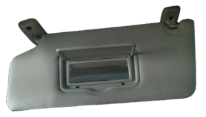 2009-2010 Ford F-150 Tan Sun Visor with Vanity Mirror - Left (Driver) (Used OEM)