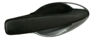 2020-2025 Nissan Versa Black Textured Exterior Door Handle - Front, Right (Passenger) (Used OEM)