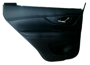 2017-2020 Nissan Rogue Black Door Interior Trim Panel - Rear, Left (Driver) (Used OEM)