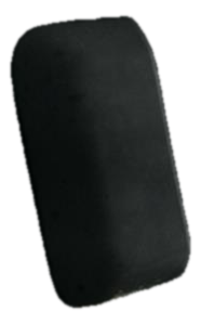 2007-2017 Jeep Compass Black Textured Exterior Door Handle - Rear, Left (Driver) (Used OEM)