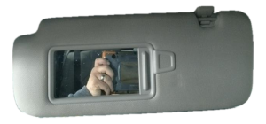 2020-2023 Hyundai Sonata Gray Sun Visor without Panoramic Roof - Left (Driver) (Used OEM)