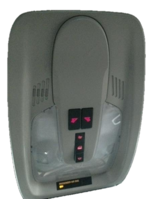 2016-2017 GMC Terrain Gray Floor Shifter Console Panel (Used OEM)